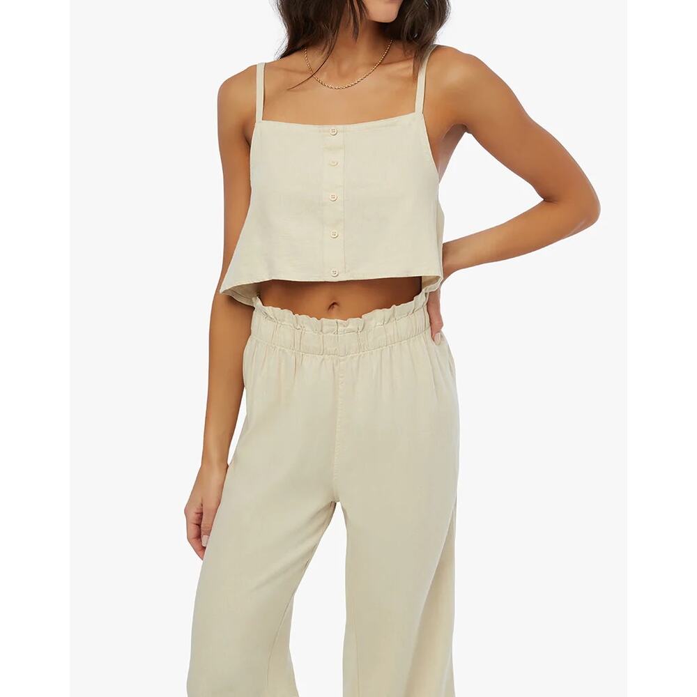 WEWOREWHAT Linen Trapeze Tank